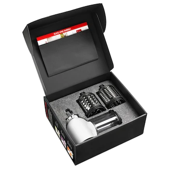 Imagen 2 de Aditamento Cortador y Rallador para Vegetales KitchenAid Modelo KSMVSA Blanco