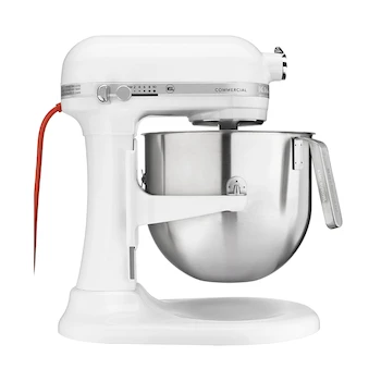 Imagen de referencia para KitchenAid KSM8990CU Batidora de Pie Comercial con Bowl Elevable de 8 Cuartos Color Plata Contour Silver