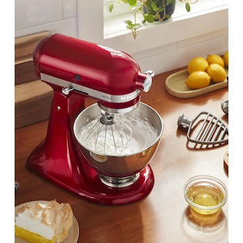 Imagen 4 de Batidora de Pie KitchenAid Artisan Plus con Tazón de 5 Cuartos Color Rojo