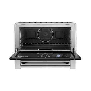 Imagen 1 de KitchenAid KCO124BM Horno Eléctrico Digital de Encimera con Freidora de Aire 17" Negro Mate
