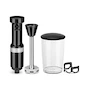 Miniatura de KitchenAid KHBV53OB Licuadora de Inmersión con Velocidad Variable con Cable Onyx Black con Jarra de Licuado de 700 ml y Protector de Sartén