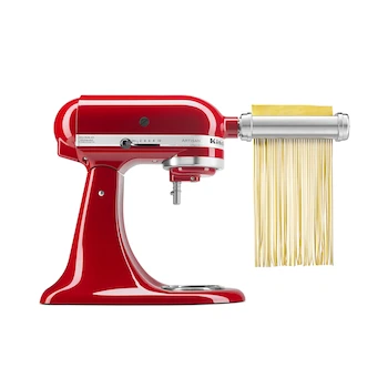 Imagen 2 de KitchenAid KSMPRA Set de 3 Aditamentos para Pasta con Rodillo, Cortador de Fettuccine y Cortador de Espagueti