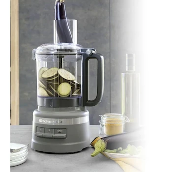 Imagen 2 de KitchenAid KFP0919CU Procesador de Alimentos de 9 Tazas Contour Silver