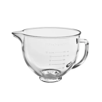Imagen de referencia para KitchenAid 5KSM5GB Tazón de Vidrio Templado Transparente 4.7 L