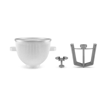 Imagen 2 de KitchenAid KSMICM Accesorio Tazón para Helado de 1.9 Litros con Batidor y Adaptador para Batidoras de Pie
