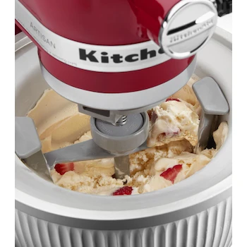 Imagen 5 de KitchenAid KSMICM Accesorio Tazón para Helado de 1.9 Litros con Batidor y Adaptador para Batidoras de Pie