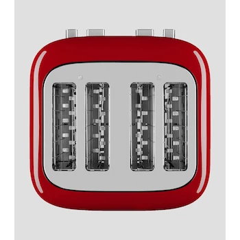 Imagen 3 de KitchenAid KMT4115ER Tostadora de 4 Rebanadas Empire Red