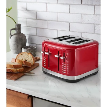Imagen 5 de KitchenAid KMT4115ER Tostadora de 4 Rebanadas Empire Red