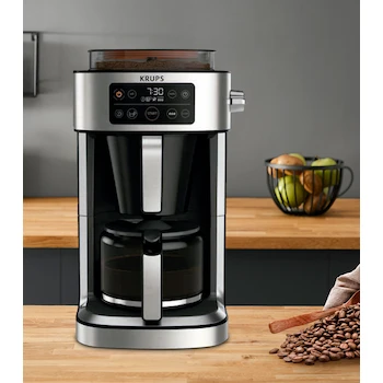 Imagen 2 de Cafetera Krups Aroma Partner KM761DMX 10 Tazas Acero Inoxidable