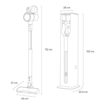 Imagen 3 de Aspiradora Inalámbrica LG CordZero Modelo A9T-Ultra Color Beige