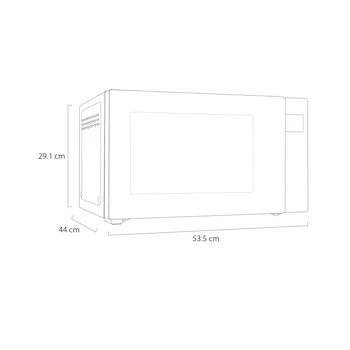 Imagen 3 de Horno de Microondas Grill LG NeoChef 1.5 pies MH1536GIR Negro