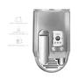 Miniatura de Cafetera Nespresso Creatista Plus Origins Acero Inoxidable con Tanque de Agua 1.5L y Espumador de Leche 480ml
