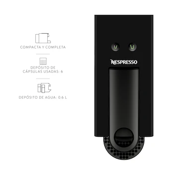 Imagen 3 de Nespresso Essenza Mini Máquina de Café Negra