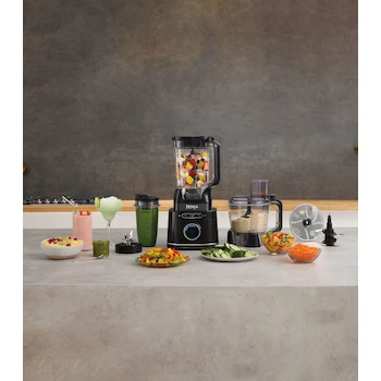 Imagen 2 de Ninja TB401 Detect Kitchen System Power Blender + Processor Pro, 72 oz Pitcher, 64 oz Processor Bowl, 24 oz Single-Serve Cup, Black
