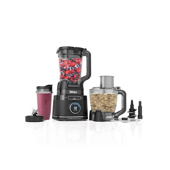 Imagen 4 de Ninja TB401 Detect Kitchen System Power Blender + Processor Pro, 72 oz Pitcher, 64 oz Processor Bowl, 24 oz Single-Serve Cup, Black