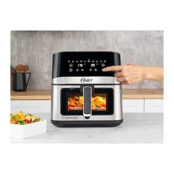 Imagen 2 de Oster CKSTAF75WDSSDF Freidora de Aire Digital 7.5 L Acero Inoxidable