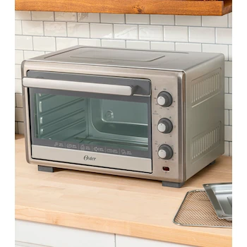 Imagen 4 de Oster TSSTTVLS35 Horno Eléctrico con Freidora de Aire 35 Litros Plata