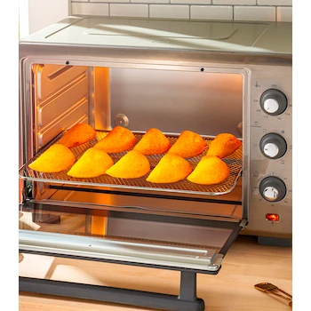 Imagen 5 de Oster TSSTTVLS35 Horno Eléctrico con Freidora de Aire 35 Litros Plata