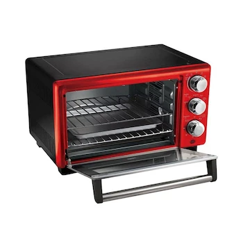 Imagen 2 de Oster TSSTTV7118R Horno Eléctrico Tostador 4 Rebanadas 0.63 Pies Cúbicos Rojo