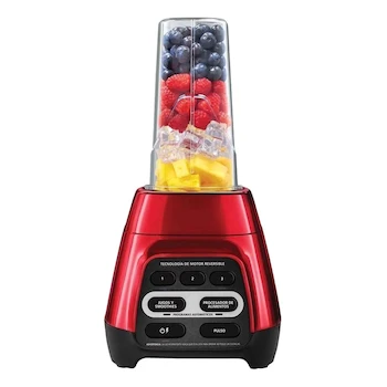 Imagen 2 de Licuadora Oster Reversible New Blade Roja con 3 Velocidades