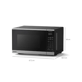 Imagen 3 de Horno de Microondas Panasonic NN-SB43QSRPH Convencional de 0.9 Pies Cúbicos Plateado