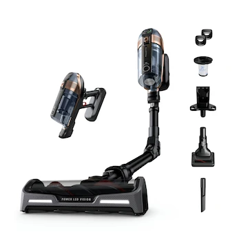 Imagen 2 de Aspiradora sin Cable Rowenta X-Force Flex 15.60 Negra con Dorado