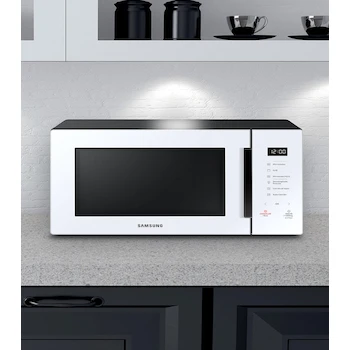 Imagen 5 de Microondas de Sobremesa Samsung Bespoke de 1.3 Pies Cúbicos Color Blanco