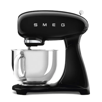 Imagen 4 de Batidora de Pedestal Smeg 50's Style Modelo SMF03 Color Negro Capacidad 4.8 Litros