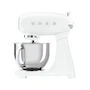 Miniatura de Batidora de Pedestal Smeg 50's Style Blanca Modelo SMF03 con Tazón de 4.8 Litros