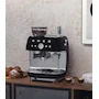 Miniatura de Cafetera Smeg EGF03BLUS Negra Acero Inoxidable 10 Tazas