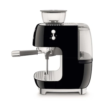 Imagen 4 de Cafetera Smeg EGF03BLUS Negra Acero Inoxidable 10 Tazas