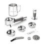Miniatura de Cafetera Smeg EGF03BLUS Negra Acero Inoxidable 10 Tazas