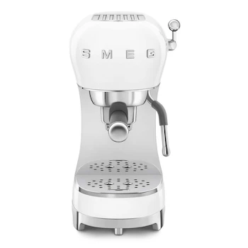 Imagen de referencia para Cafetera Expreso Smeg ECF02WHUS Blanca Estilo Retro 50's con Tanque de Agua 1.1 Litros