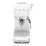 Miniatura de Cafetera Expreso Smeg ECF02WHUS Blanca Estilo Retro 50's con Tanque de Agua 1.1 Litros