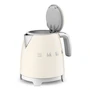 Miniatura de Smeg KLF05 Hervidor Eléctrico Mini Crema Acero Inoxidable 0.8L