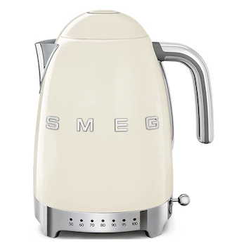 Imagen 2 de Smeg KLF04CREU Hervidor Eléctrico de Temperatura Variable 1.7L Color Crema Serie 50's Style