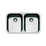 Miniatura de Tarja Doble Smeg Modelo UM4040 de Submontar en Acero Inoxidable