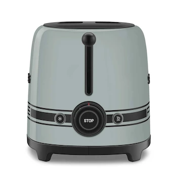Imagen 3 de Tostador de Pan Smeg Porsche Design 2 Rebanadas en Acero Inoxidable Modelo TSF01PSSS