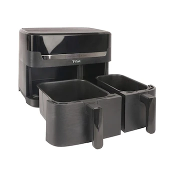 Imagen 2 de T-fal Freidora de Aire Dual Easy Fry & Grill EY905N50 Negro 8.3 L