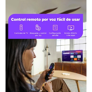 Imagen 5 de Roku Streaming Stick 4K Negro Modelo 3820R con Control Remoto