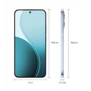 Imagen 3 de Celular OPPO Reno14 F 5G 256GB Almacenamiento 12GB RAM Color Azul Desbloqueado