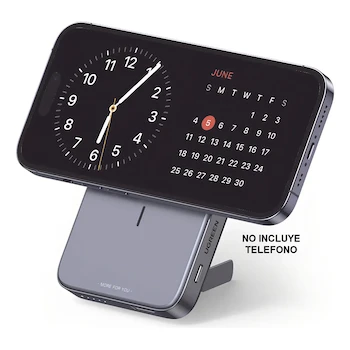 Imagen 4 de UGREEN PB206 Batería Portátil Magnética 10000 mAh con Soporte Plegable y Pantalla LED