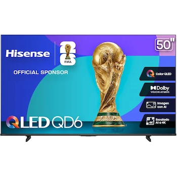 Imagen de referencia para Hisense QD6QFM 50 Pulgadas QLED Smart Fire TV UHD 4K (Modelo 2025)