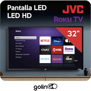 Imagen 2 de JVC SI32RF 32 Pulgadas Smart TV HD Frameless Roku TV