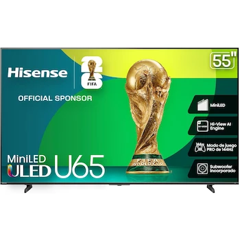 Imagen de referencia para Hisense U65QFM 55-Inch Mini-LED UHD 4K Smart Fire TV (2025 Model)