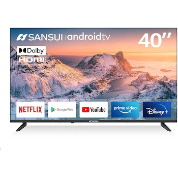 Imagen 1 de Sansui SMX40V1FA Televisor LED Smart Android 40 Pulgadas Negro