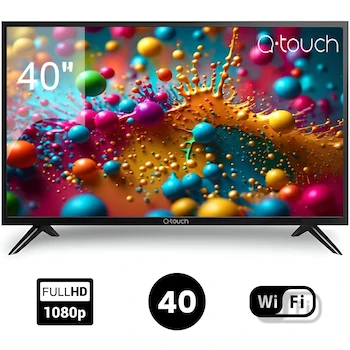 Imagen 3 de Smart TV Q-Touch QN4023 40 Pulgadas Full HD Android TV LED Negra