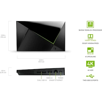 Imagen 2 de NVIDIA SHIELD TV Pro 4K HDR Streaming Media Player 3GB RAM