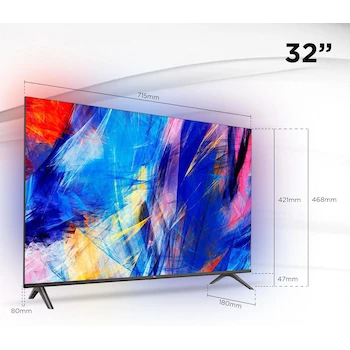 Imagen 3 de TCL Smart TV 32 Pulgadas Modelo 32S230A Android TV Full HD Negro