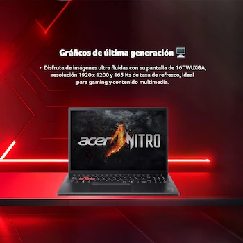 Imagen 3 de Acer Nitro Lite NL16-71G Laptop Gamer 16" Intel Core i5-13420H 16GB RAM 512GB SSD NVIDIA GeForce RTX 4050 con Seguro Gratis 1 Año contra Robo y Catástrofes Naturales
